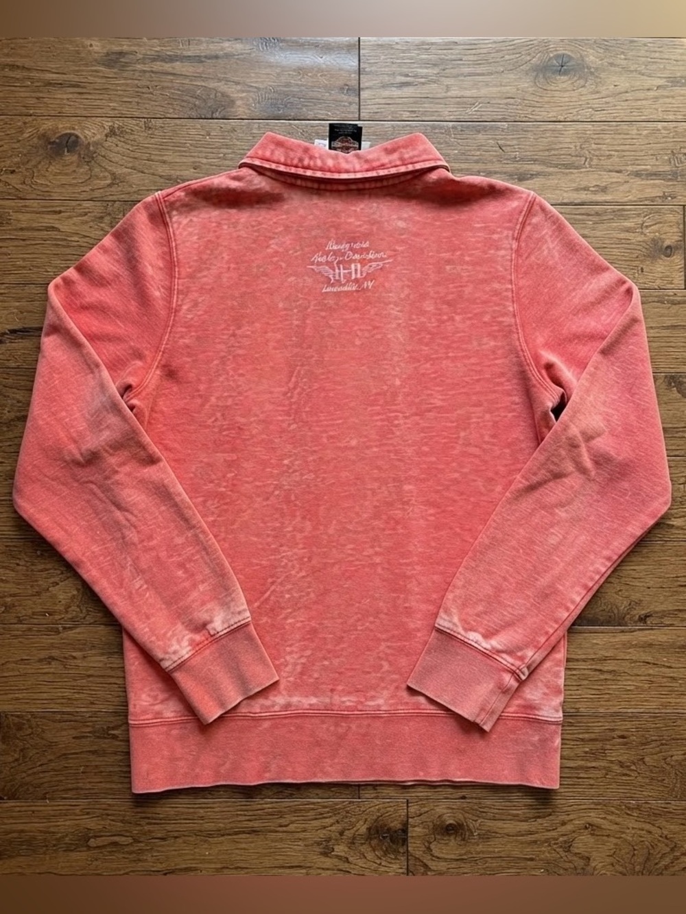 Harley-Davidson Vintage Mineral Washed Full-Zip Sweatshirt / Jacket - Picture 3 of 8